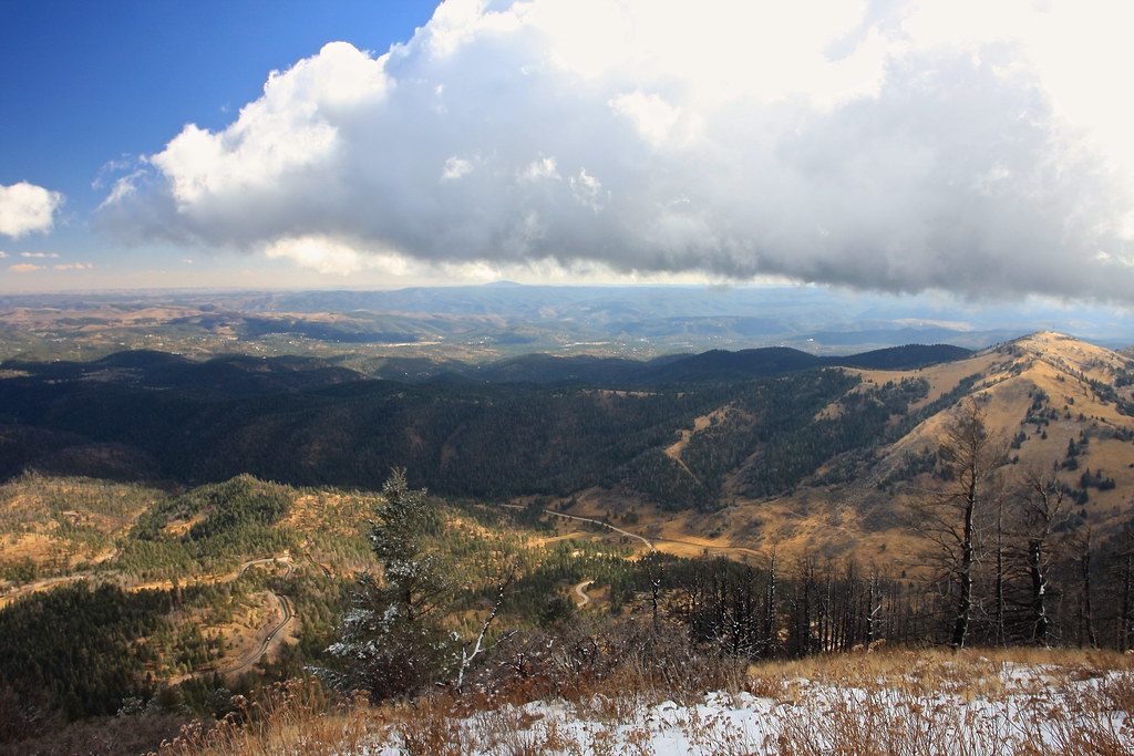 Sweeping view across the Sacramento Mountains from Sierra Blanca